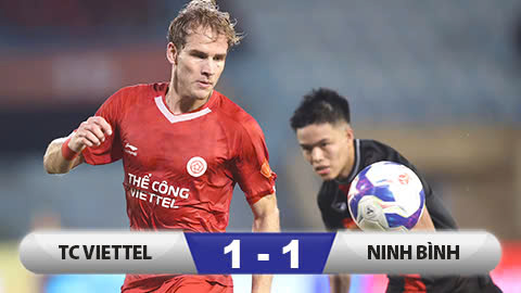 Kết quả Thể Công 1–1 Ninh Bình: Ninh Bình hết cửa vô địch